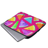 Watermelon-Muster-Kreation 9 Laptopschutzhülle (Vorne Knopf)