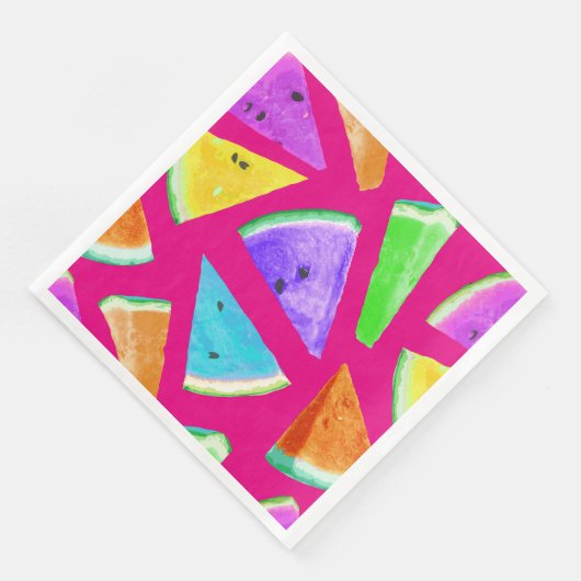 Watermelon-Muster-Kreation 9 Serviette (Ecke)