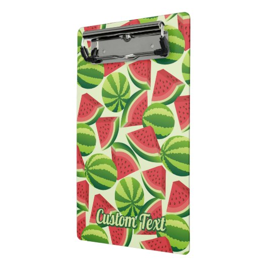 Watermelon Muster Mini Clipboard Klemmbrett (Gewinkelt2)