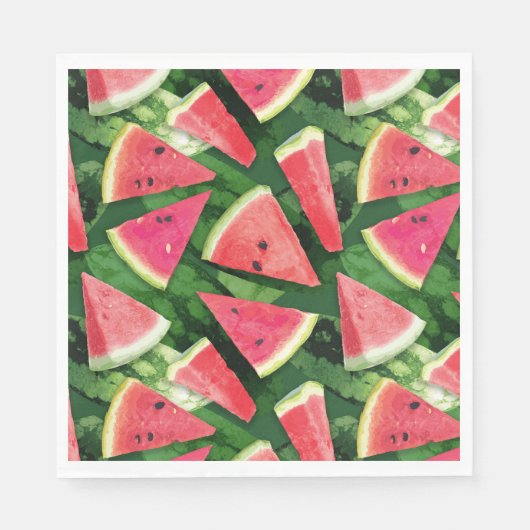 Watermelon-Muster Serviette (Vorderseite)
