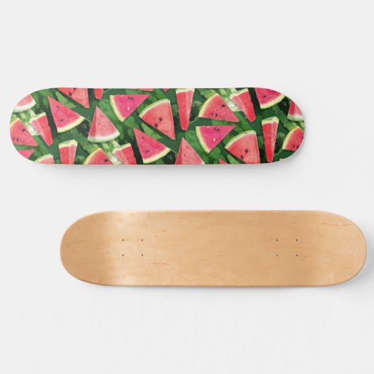 Watermelon-Muster Skateboard (Horizontal)