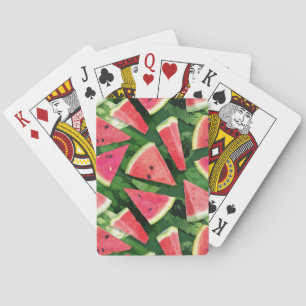 Watermelon-Muster Spielkarten