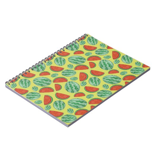 Watermelon Muster Spiral Notebook Notizblock (Linke Seite)
