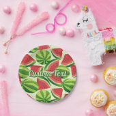Watermelon-Musterpapierplatte Pappteller (Party)