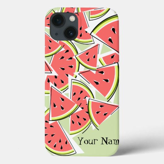 Watermelon 'Name' grünes iPad Mini-Gehäuse Case-Mate iPhone Hülle (Rückseite)