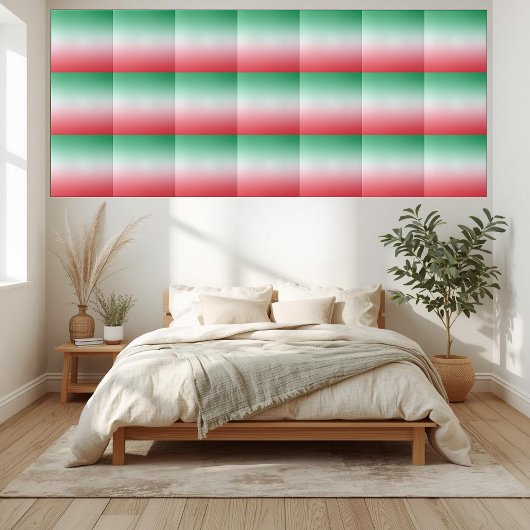 Watermelon Ombre Gradient Keramik Tile Fliese