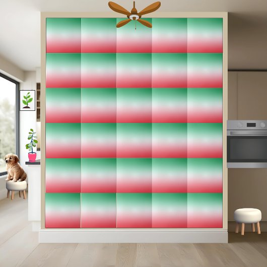 Watermelon Ombre Gradient Keramik Tile Fliese