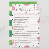 Watermelon One In A Melon Birthday Feud Game (Vorne/Hinten)