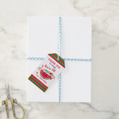 Watermelon One in einem Melon First Birthday Viele Geschenkanhänger (Mit Garn)