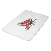 Watermelon Palestine Badematte (Schrägansicht)