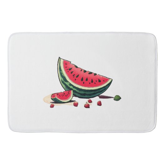 Watermelon Palestine Badematte (Vorderseite)