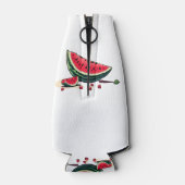 Watermelon Palestine Flaschenkühler (Rückseite)