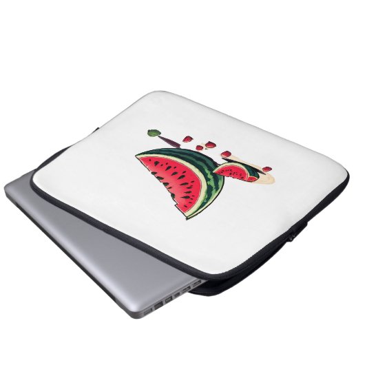 Watermelon Palestine Laptopschutzhülle (Vorne Knopf)