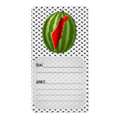 Watermelon Palestine Map Slice (Vorne)