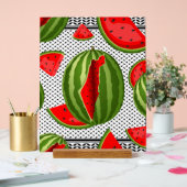 Watermelon Palestine Map Slice Acrylschild (Hochzeit)