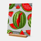 Watermelon Palestine Map Slice Acrylschild (Winkel)