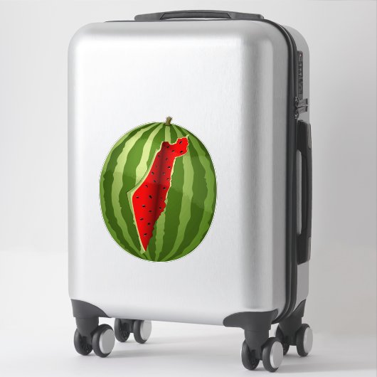 Watermelon Palestine Map Slice Aufkleber (Koffer)