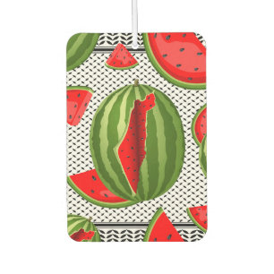Watermelon Palestine Map Slice Autolufterfrischer