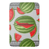 Watermelon Palestine Map Slice Badematte (Vorderseite Vertikal)