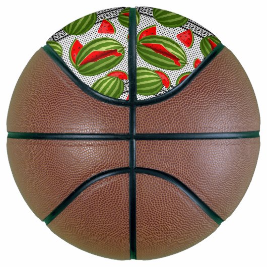 Watermelon Palestine Map Slice Basketball (Rechts)
