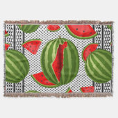Watermelon Palestine Map Slice Decke (Vorderseite)