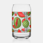 Watermelon Palestine Map Slice Dosenglas (Vorderseite)