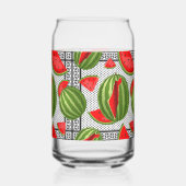 Watermelon Palestine Map Slice Dosenglas (Rückseite)