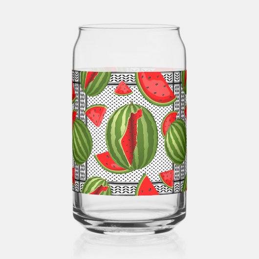 Watermelon Palestine Map Slice Dosenglas (Links)