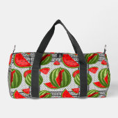 Watermelon Palestine Map Slice Duffle Bag (Rückseite)