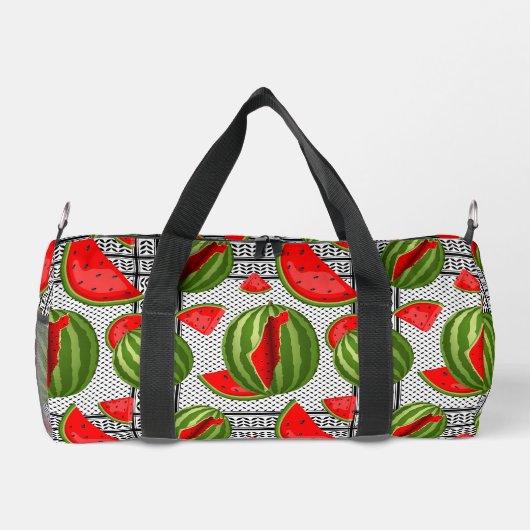 Watermelon Palestine Map Slice Duffle Bag (Rückseite)