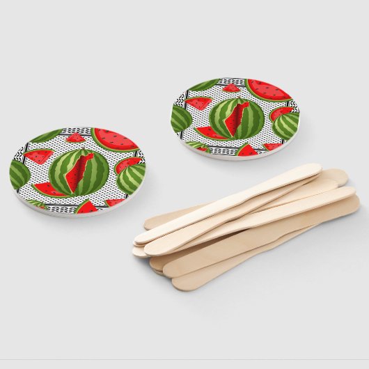 Watermelon Palestine Map Slice Fächer (Non-assembled)