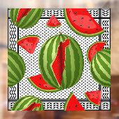 Watermelon Palestine Map Slice Fensteraufkleber (Blatt 2)