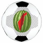 Watermelon Palestine Map Slice Fußball (Vorderseite)