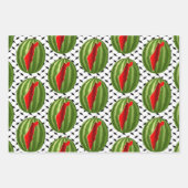 Watermelon Palestine Map Slice Geschenkpapier Set (Vorderseite)