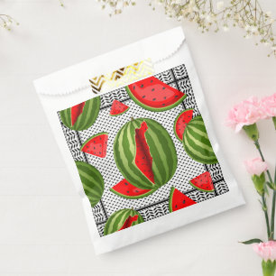 Watermelon Palestine Map Slice Geschenktütchen