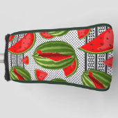Watermelon Palestine Map Slice Golf Headcover (Vorderseite)