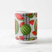 Watermelon Palestine Map Slice Kaffeetasse (Mittel)