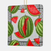 Watermelon Palestine Map Slice Keramikornament (Links)