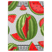 Watermelon Palestine Map Slice Klemmbrett (Rückseite)