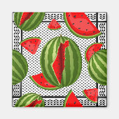 Watermelon Palestine Map Slice Magnet (Vorne)