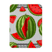 Watermelon Palestine Map Slice Magnet (Vertikal)
