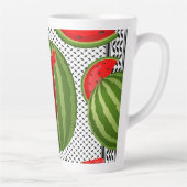 Watermelon Palestine Map Slice Milchtasse (Rechts)