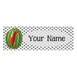 Watermelon Palestine Map Slice Namenschild