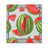 Watermelon Palestine Map Slice Notizblock (Vorderseite)