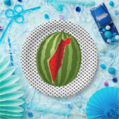 Watermelon Palestine Map Slice Pappteller (Party)