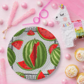 Watermelon Palestine Map Slice Pappteller (Party)