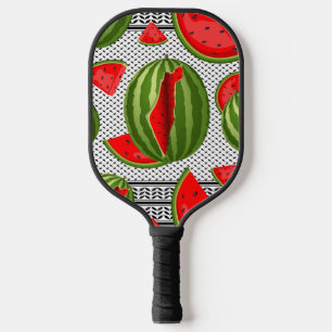 Watermelon Palestine Map Slice Pickleball Schläger