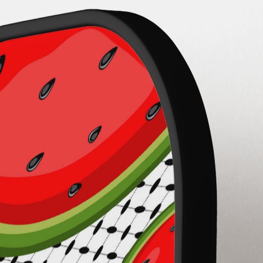 Watermelon Palestine Map Slice Pickleball Schläger (Linke Seite)