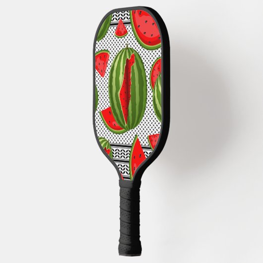 Watermelon Palestine Map Slice Pickleball Schläger (Links)