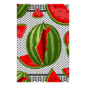 Watermelon Palestine Map Slice Poster (Vorderseite)
